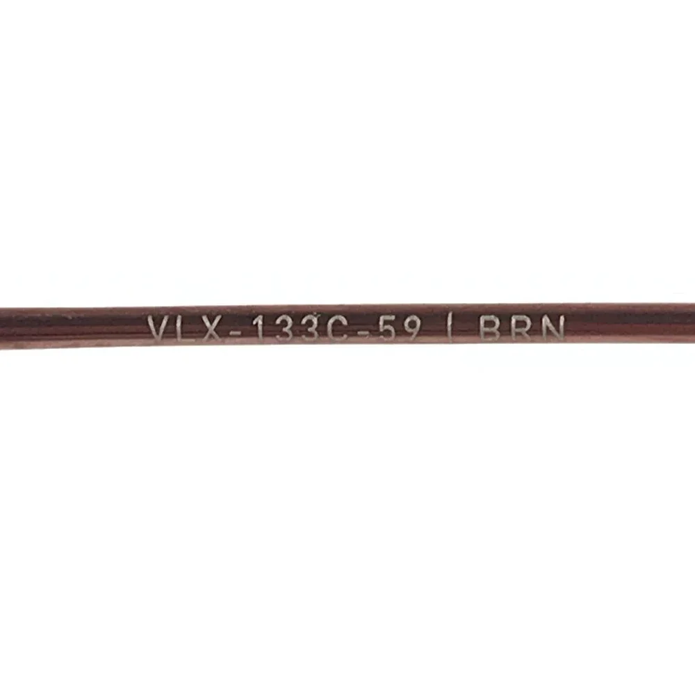 Valentino Eyeglasses Frames V-STUD II VLX-133C BRN Brown Aviator 59-14.5-142